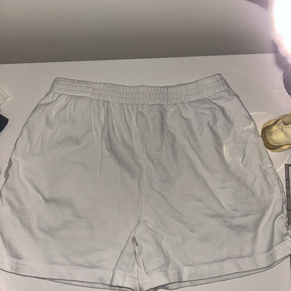 Brandy Melville White Athletic Shorts